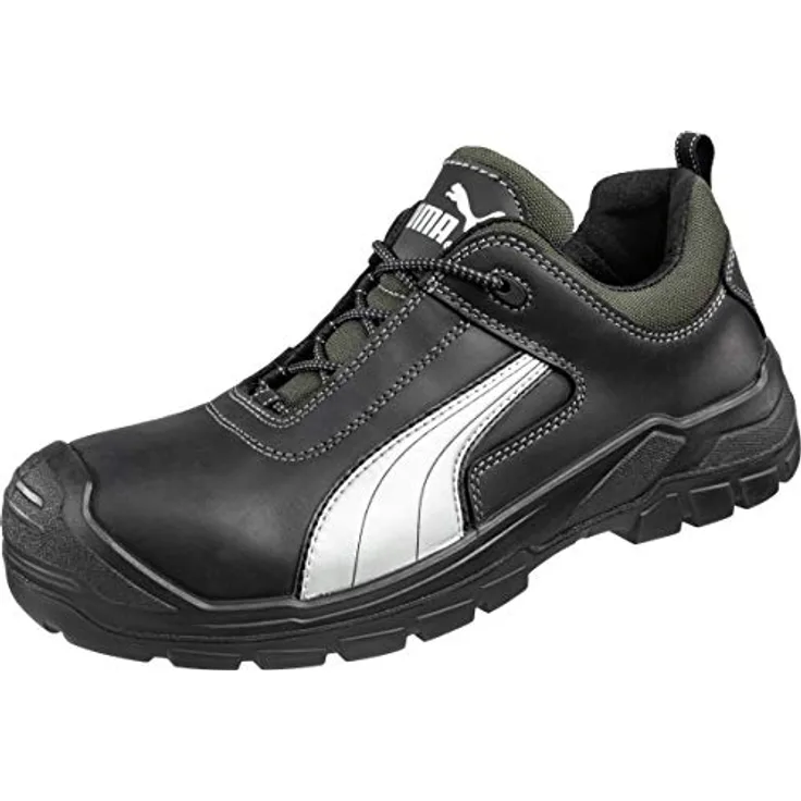 Puma Safety Sicherheitsschuhe Cascades Low S3 Scuff Caps 64.072.0, Schwarz, 43