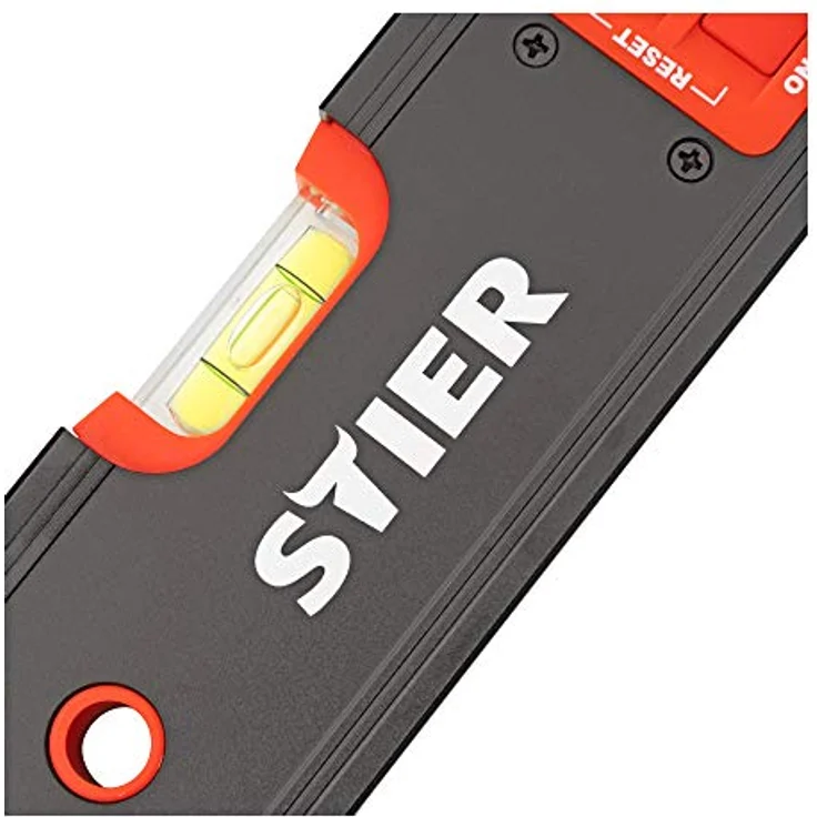 Stier Digitaler Winkelmesser SDW 450, präzises Aluminium-Winkelmessgerät mit LCD-Display, Messbereich 0°-225°, ±0,1° Genauigkeit – Bild 5