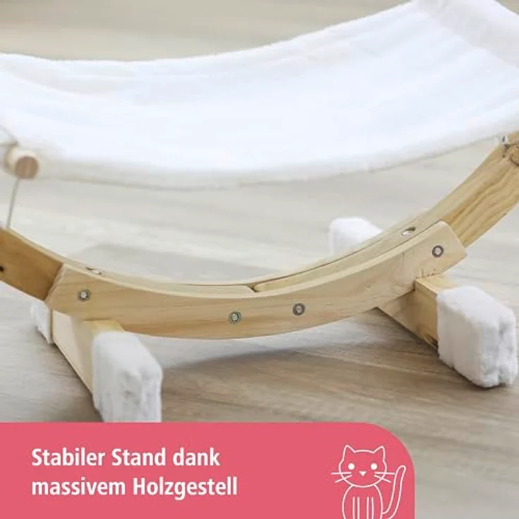 Kerbl Hängematte für Katzen Siesta Weiß 82591 – Bild 3