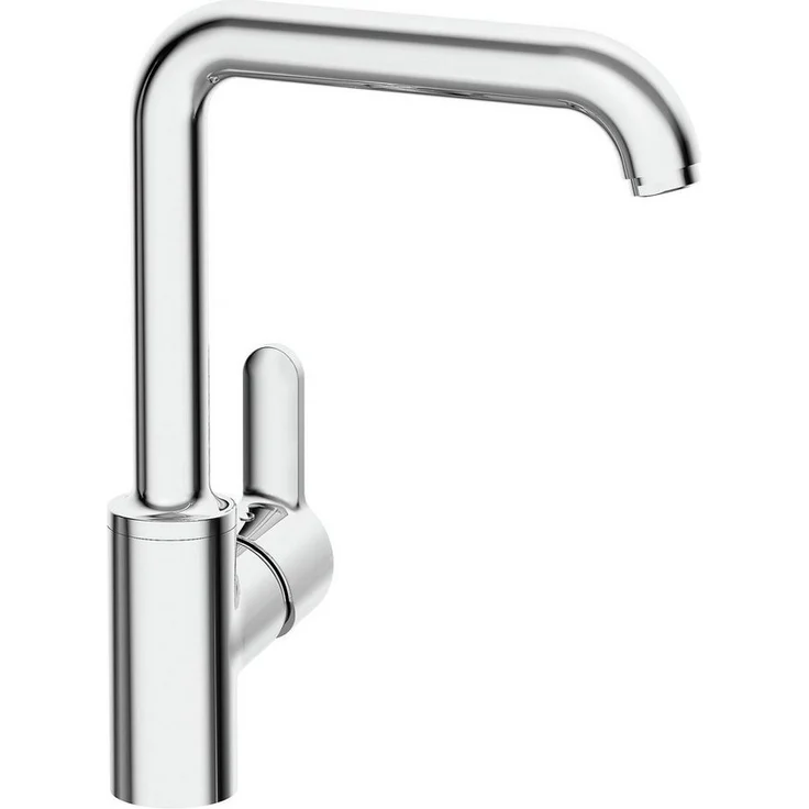 HANSA Hansaprimo Einhand-Einlochbatterie für offene Heißwasserbereiter, schwenkbar bis 150°, Ausladung 192 mm