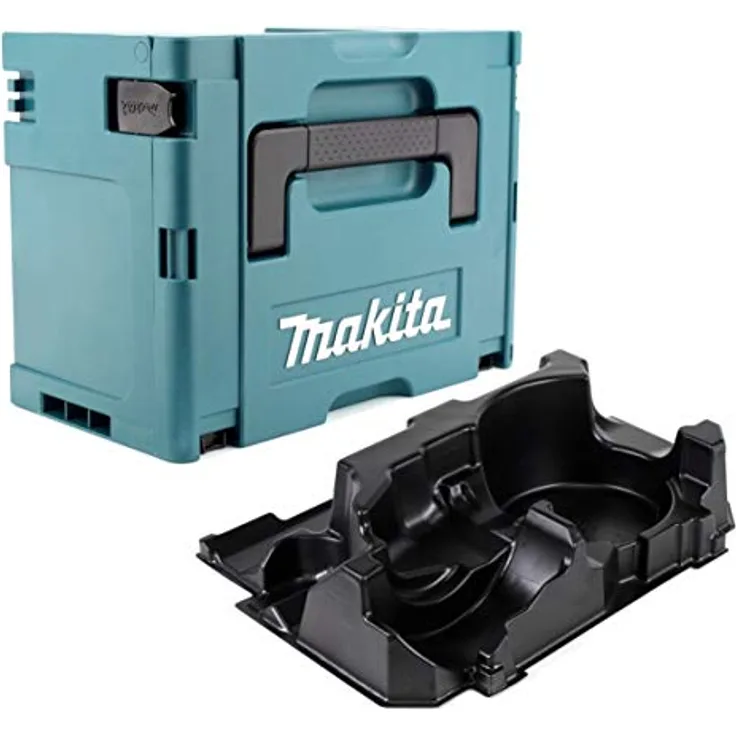 Makita MAKPAC 3 Systemkoffer plus Einlage für Makita DGA 504 - 505