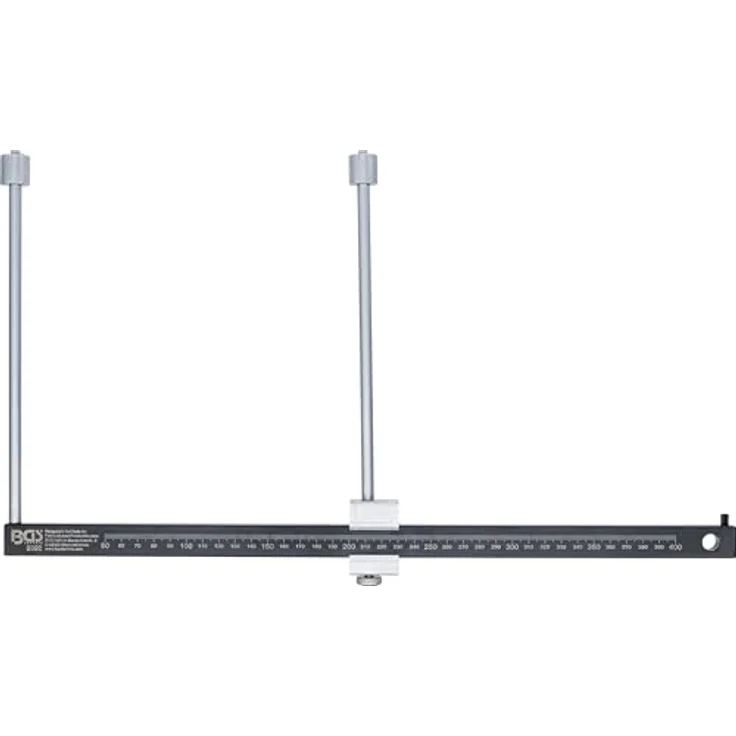 BGS TECHNIC Bremsscheiben-Messschieber, Messbereich 50 - 400 mm, Gesamtlänge 455 mm, für schnelle und effiziente Identifikation des Bremssystems – Bild 3
