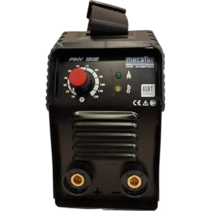 Mecafer Inverter Schweißgerät MMA PIN V120E 461121, Schweißintensität 10-120 A, inkl. Zubehör und Schutzklasse IP21S – Bild 2