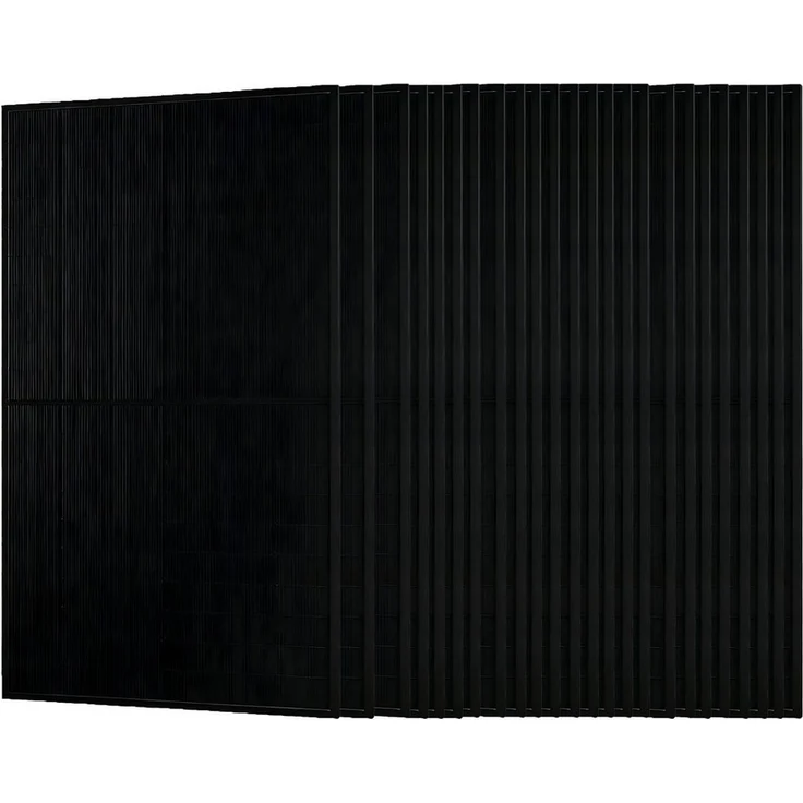 JA SOLAR JAM60D41 LB, 500W N-Type Bifazia Solarmodul, 22.6% Effizienz, Monokristallin, IP68, voll schwarz