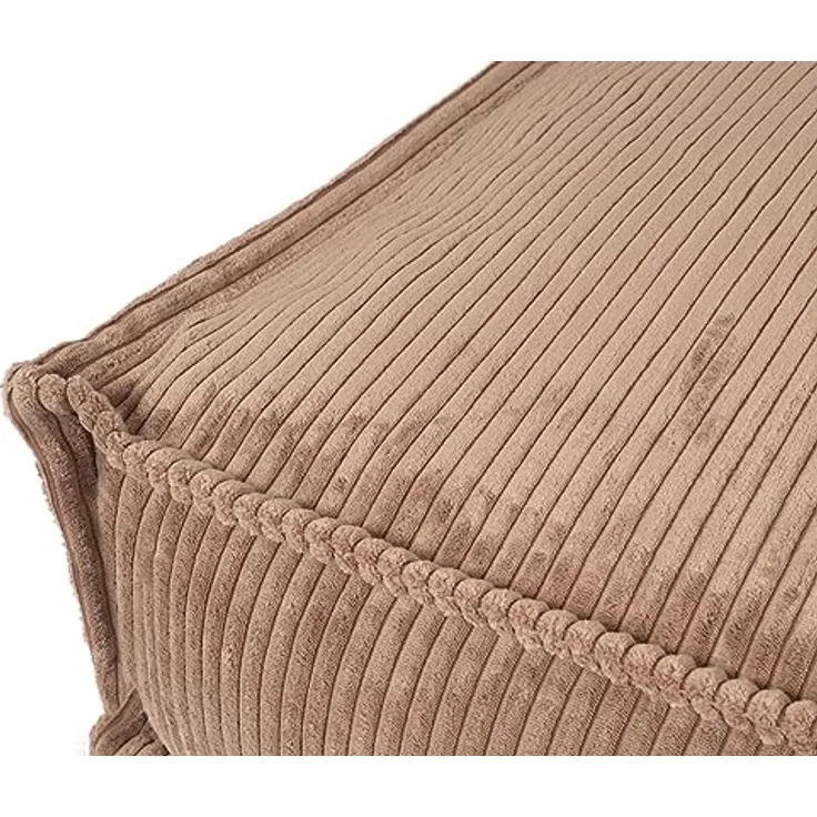 Knuffelwuff Hundekissen Lesedi aus Cord mit Handwebcharakter 135x90cm Braun - Abnehmbarer Bezug - waschbar - für große, mittelgroße und kleine Hunde – Bild 3