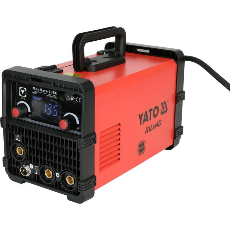 YATO MIG-FLUX Inverter-Schweißgerät MagMate 135E, 230 V, Metallgehäuse, bunt