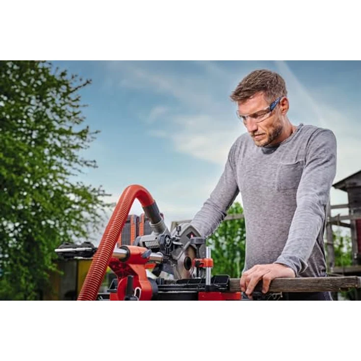 Einhell Akku-Zug-Kapp-Gehrungssäge TE-SM 36/8 L Li-Solo Power X-Change (max. 65 mm x 305 mm Schnitttiefe/breite, mit Ø 216 mm Sägeblatt, neigbarem Sägekopf, ohne Akku) – Bild 3