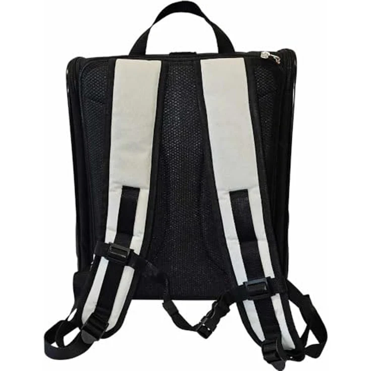 Nobby Rucksack Extend 2 Creme schwarz 34 x 28 x 41 cm, strapazierfähige Mikrofaser, abwaschbar, für bis ca. 8 kg – Bild 3