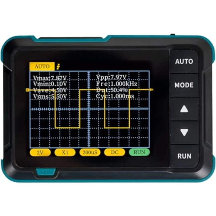 Joy-it DSO-200 Digital-Oszilloskop 200 kHz Digital-Speicher (DSO), Handgerät 1 St., Kompaktes Design mit integriertem Standfuß – Bild 2