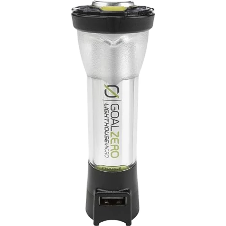 Goal Zero 32008 Lighthouse Micro Charge LED Camping-Leuchte 120lm akkubetrieben 87g Schwarz, Gelb – Bild 3