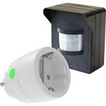 PD-540 DIW-FUNK Bewegungsmelder für innen und außen mit Empfänger Funk Steckdose 2300W Zwischenstecker Lichtschalter