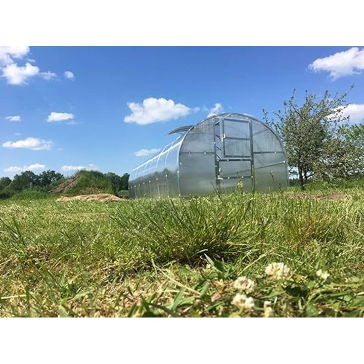 Klasika Gewächshaus Baltic LT 3x4m (L x B) mit 6 mm Polycarbonat, transparent – Bild 2