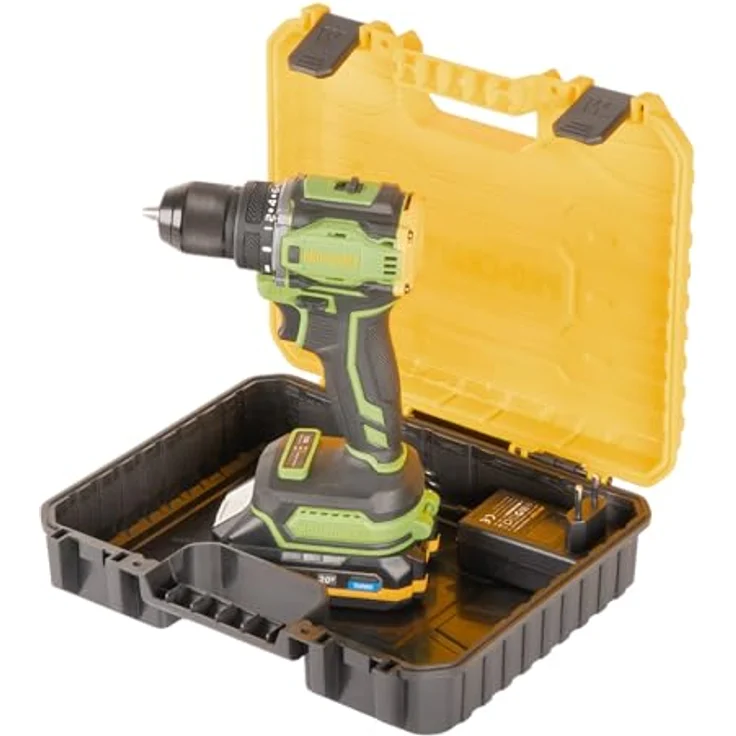 Procraft PA18Pro Akku Bohrschrauber 20 V, 30 Nm, Brushless, inkl. 1x 1,5 Ah Akku, Ladegerät und Koffer – Bild 3