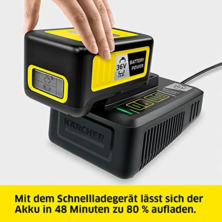 Kärcher Battery Power 36-25 Werkzeugakku 36 V / 2,5 Ah + Ladegerät (24450640), Starter-Set – Bild 4