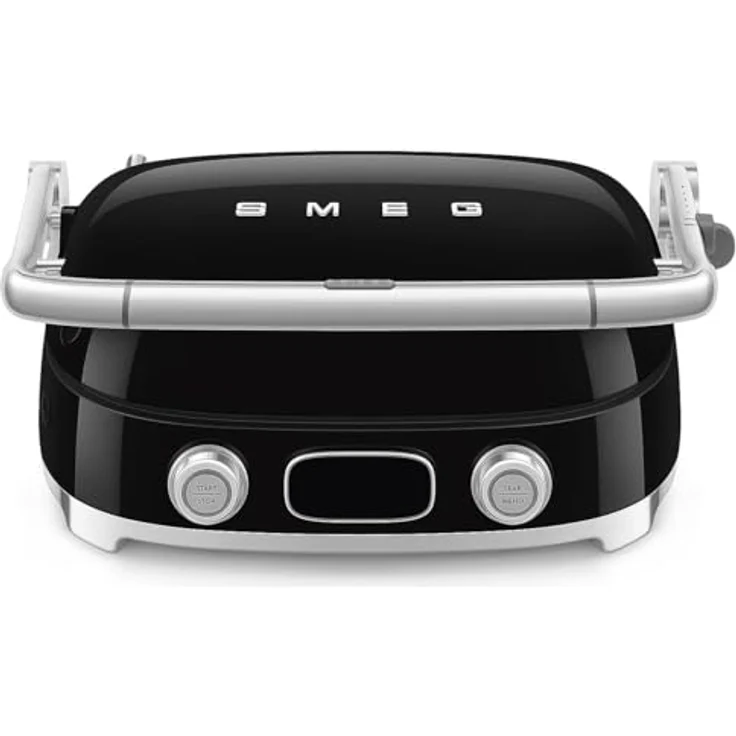 Smeg MGF01BLEU Elektrischer 3-in-1-Multifunktionsgrill mit Sear-Funktion und PFAS-freien Keramikplatten, Schwarz – Bild 1