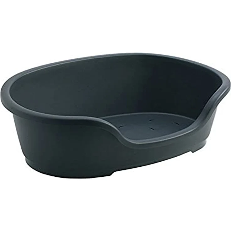 Karlie Haustierkorb Domus L: 70 cm B: 54 cm H: 24 cm schwarz 70 cm Innenfläche – Bild 1