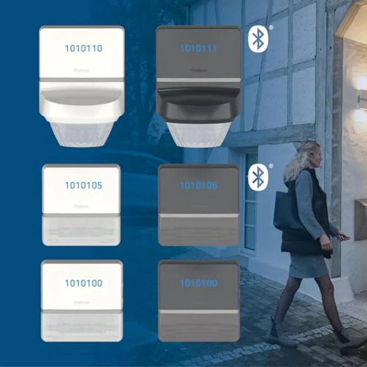 Theben TECTA D180i AN, Bewegungsmelder mit 180° Erfassungswinkel, 14 m Reichweite, App-Steuerung, Wandmontage – Bild 7