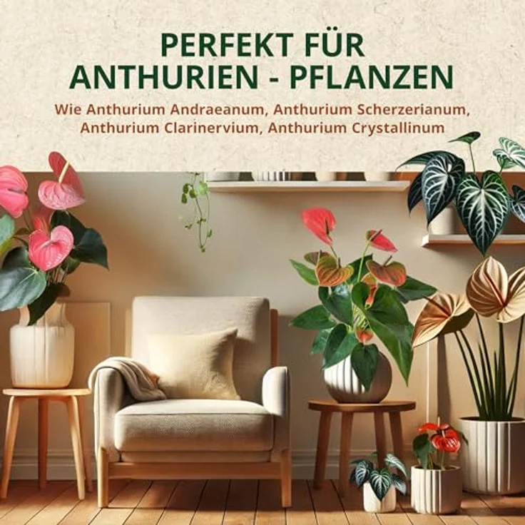 OraGarden Anthurien Erde Blumenerde für Anthurium Premium Qualität (6L) – Bild 5