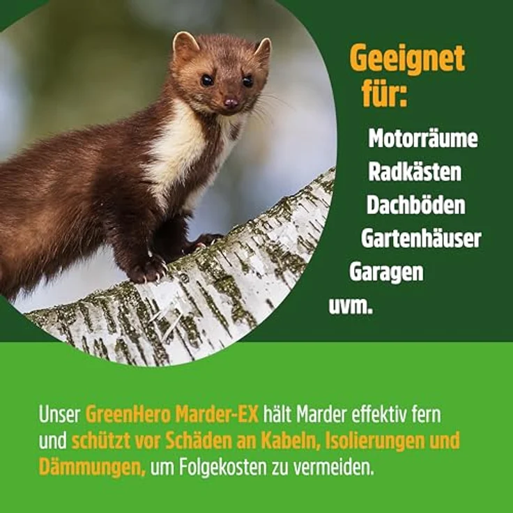 GreenHero Marderspray Marder-EX, 500 ml, tierfreundliche Marderabwehr mit ätherischen Ölen – Bild 4