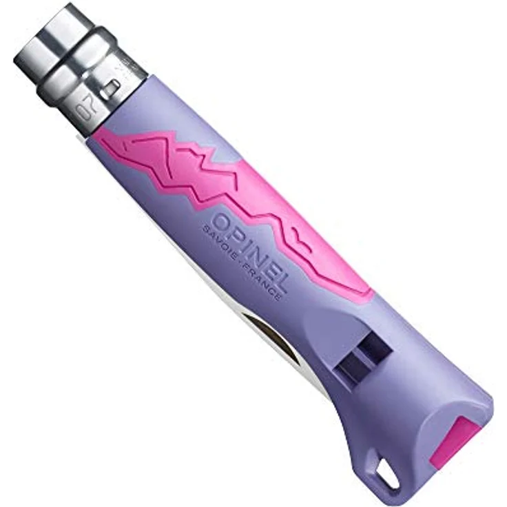 Opinel Outdoor Junior No. 07 Taschenmesser mit Pfeife lila – Bild 2
