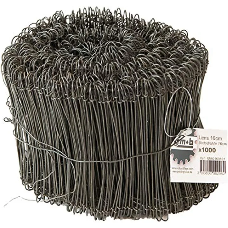 Peddinghaus Drahtschlaufen für Driller, 14 cm, 1000 Stück, Pflanzzubehör mit 2 Schlaufen