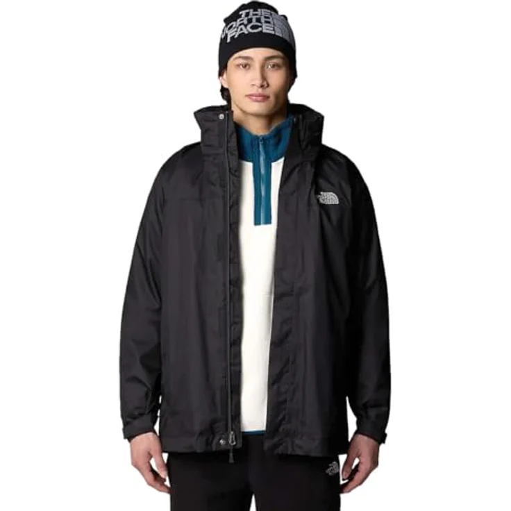 The North Face Doppeljacke M EVOLVE II TRICLIMATE JACKET TNF BLACK, atmungsaktiv, wasserdicht, HyVent Material, Polartec Fleece – Bild 7