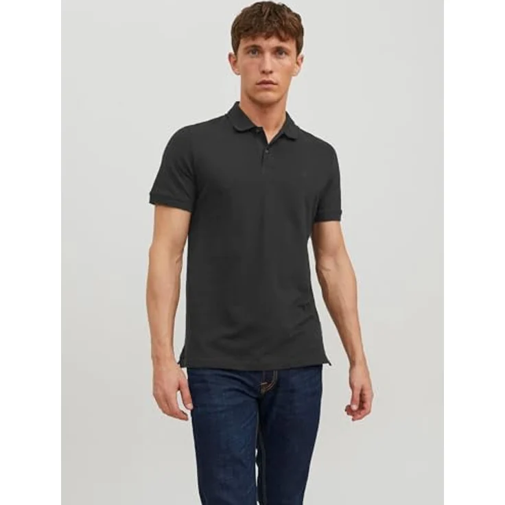Jack & Jones Poloshirt BASIC POLO, Slim-fit, Kurzarm, Baumwollqualität - Navy – Bild 3