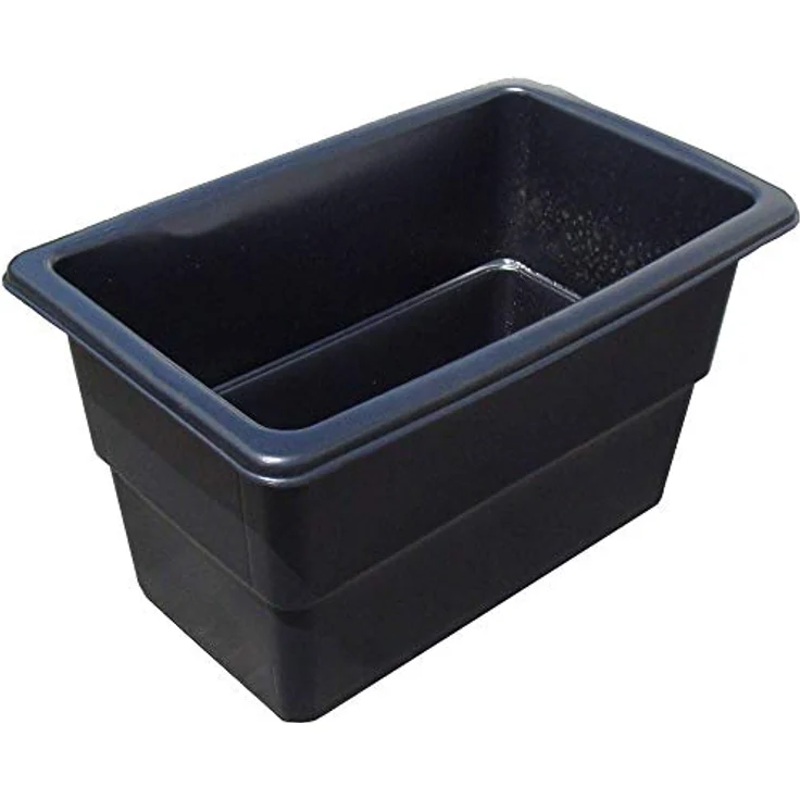 Heissner Teichbecken PE 110 l, eckig, schwarz – Bild 2