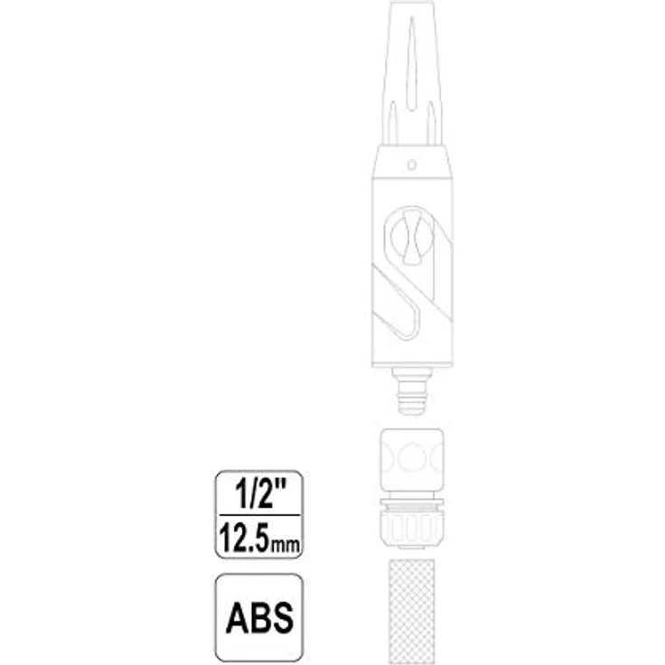 FLO Flo 89187 Spray Düse verstellbar aus Aluminium für präzise Bewässerung – Bild 3