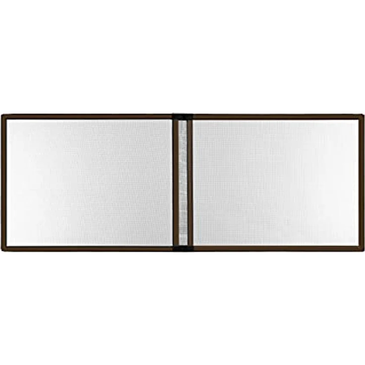Ventanara® Insektenschutz Schiebe Fenster Fliegengitter Mückenschutz (50 x 75 cm, braun) – Bild 3