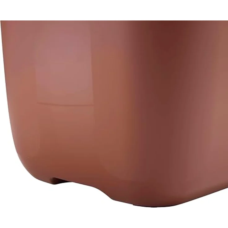 Savic Katzentoilette Hop In, urlaubsfreundlicher Einstieg oben, farbe champagne-rose/terrakotta, für große Katzenrassen geeignet – Bild 3