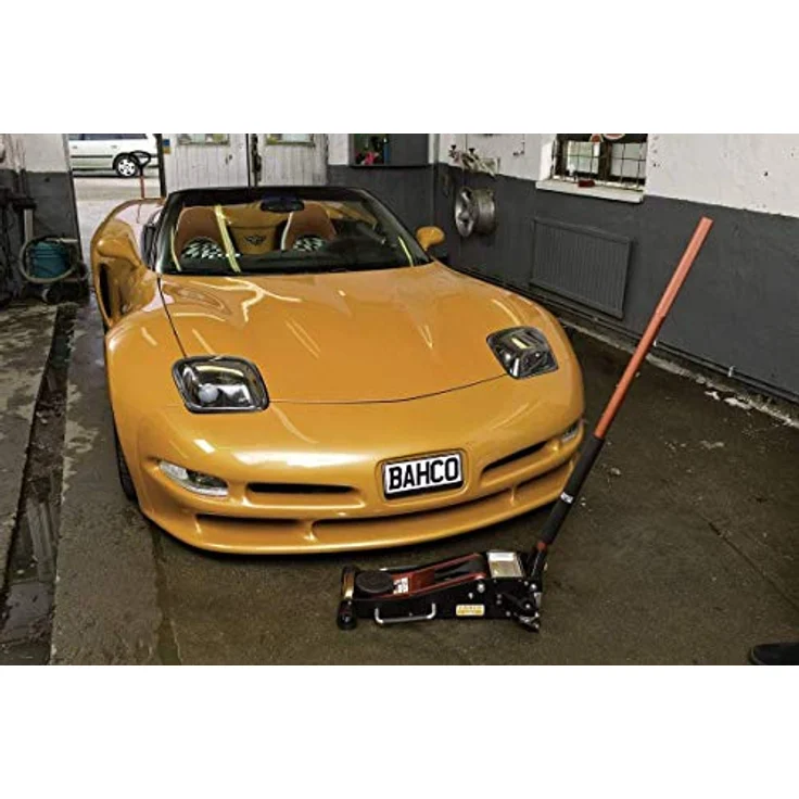 Bahco BH1A2500, Aluminium Wagenheber mit 2500 kg Tragfähigkeit und Hubhöhe 95-485 mm, mit Sicherheitsventil und zerlegbarem Griff – Bild 3