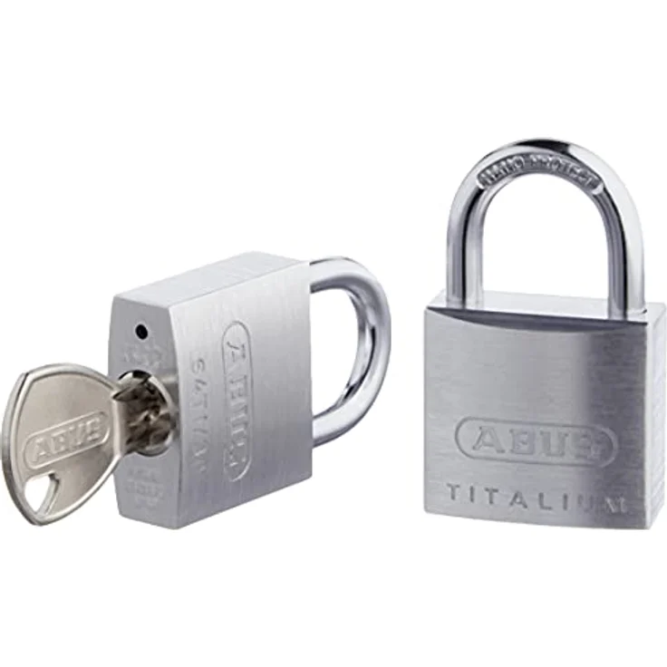 ABUS Vorhängeschloss Titalium 64TI/30 - 2er Set, gleichschließend - Kellerschloss mit Schlosskörper aus Spezial-Aluminium - gehärteter Stahlbügel - ABUS-Sicherheitslevel 4 – Bild 3