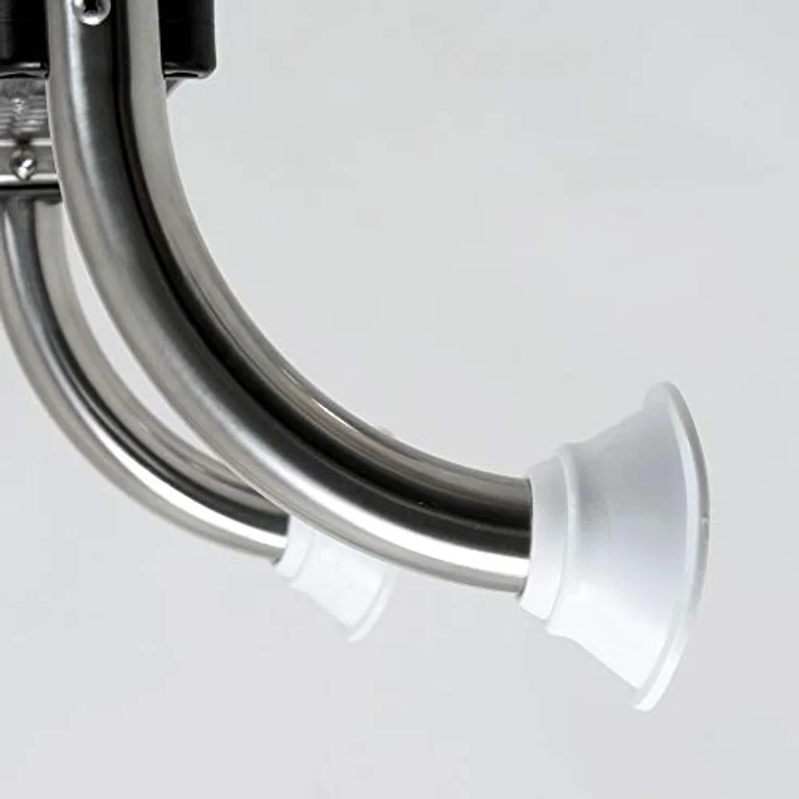Zelsius V2A Edelstahl Poolleiter mit 4 Stufen | 50,2 x 36,5 x 183 cm - Silber | mit Rutschsicherung | Schwimmbadleiter für Pool und Schwimmbecken – Bild 4