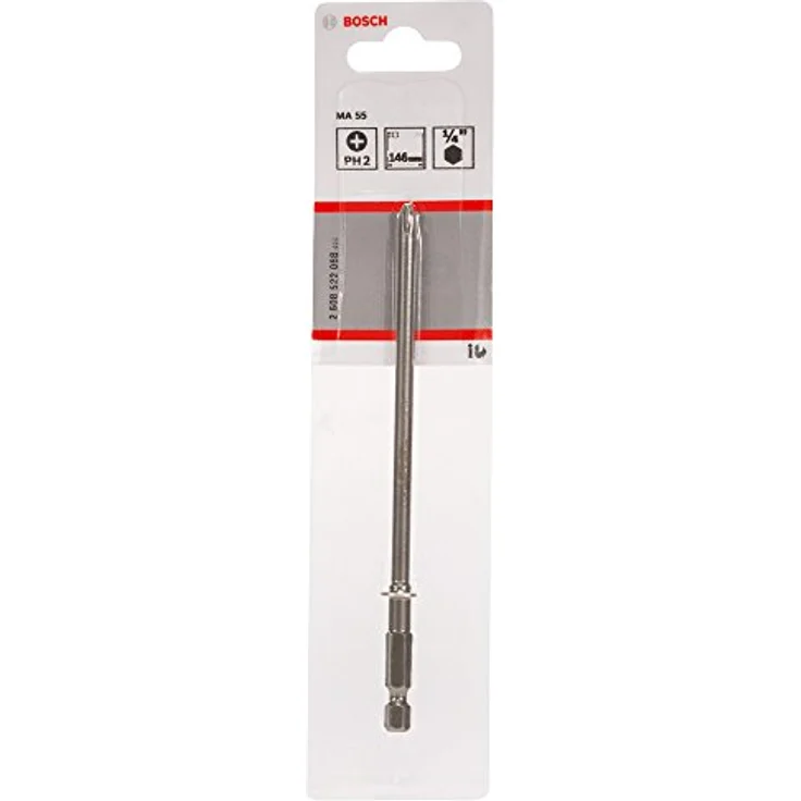 Bosch Professional Bit Extra-Hart für Phillips-Kreuzschlitzschrauben (PH2, Länge: 145 mm) - Preisvergleich – Bild 2