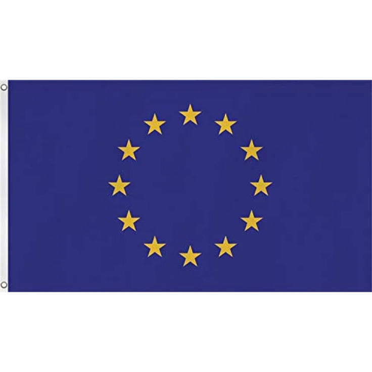 normani Hissfahne Europa, wetterfest 90 x 150 cm aus 100 % Polyester mit Messingösen – Bild 1