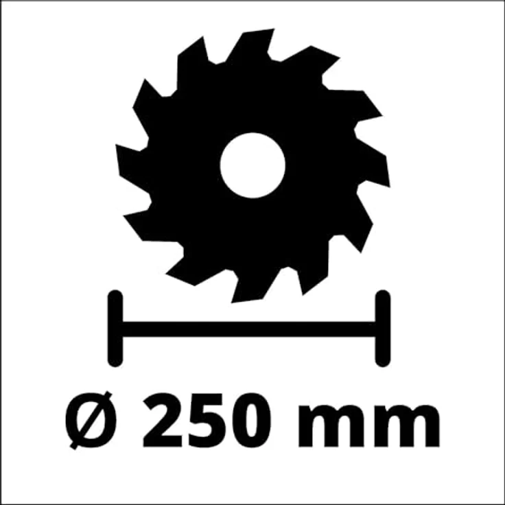 Einhell Tischkreissäge TC-TS 2025-2 U (max. 2.000 Watt, Verstellung für Höhe-Neigung des Präzisionssägeblatts, Parallelanschlag, Winkelanschlag +- 60°, Auflagefläche l.-r.) – Bild 8