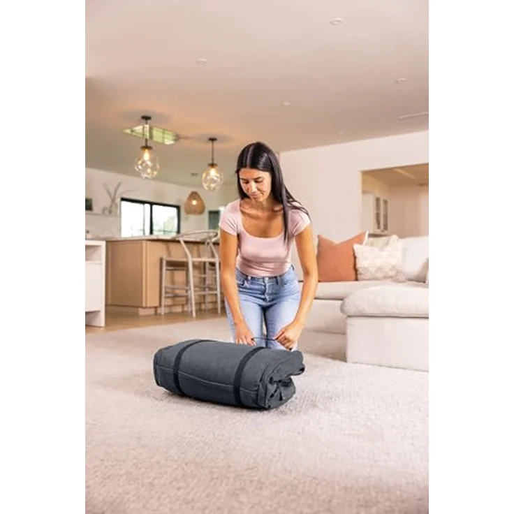 Intex Hunde-Bett 48702NP, für Hunde bis 22,7kg, 97x74x23cm, abnehmbarer waschbarer Bezug, inkl. Handpumpe – Bild 6