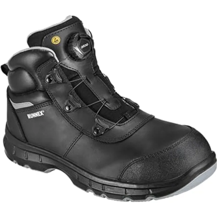 ruNNex RUNNEX Sicherheitsstiefel atop FlexStar S3S ESD 5391-43, Rindleder, mit Atop-Schnellverschluss und metallfreier Durchtritthemmung, Größe 43