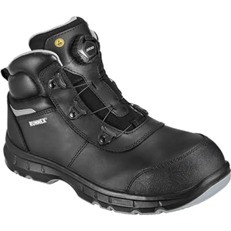 ruNNex RUNNEX Sicherheitsstiefel atop FlexStar S3S ESD 5391-43, Rindleder, mit Atop-Schnellverschluss und metallfreier Durchtritthemmung, Größe 43 – Bild 1