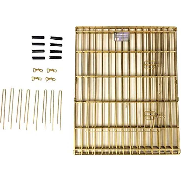 MidWest Homes for Pets Midwest Exercise Pen mit Tür, 76,2 cm, Gold – Bild 5