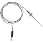 Weber ultradünnes Lebensmittelthermometer mit Kabel, Edelstahl, bis zu 300 °C, präzise Messung für empfindliches Grillgut