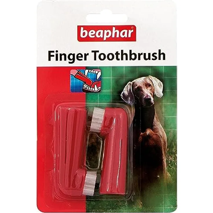 Beaphar Fingerzahnbürste, 2 Stück, 6 Stück