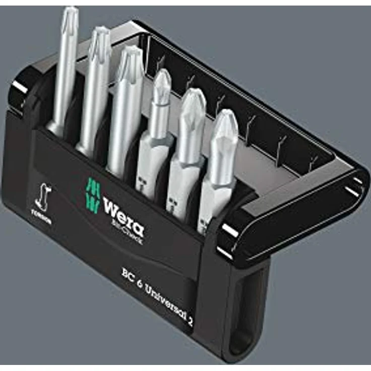 Wera Bit-Check 6V Universal 1 05056478001 Bit-Set 6teilig Innen-Vierkant (Robertson) Torsionszone – Bild 3
