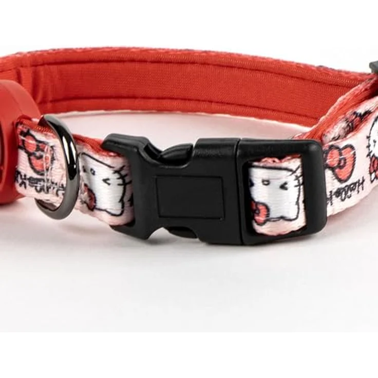 Cerda Hello Kitty Hunde-Halsband, verstellbar, robust & bequem aus 100% Polyester, XXS/XS – Bild 3