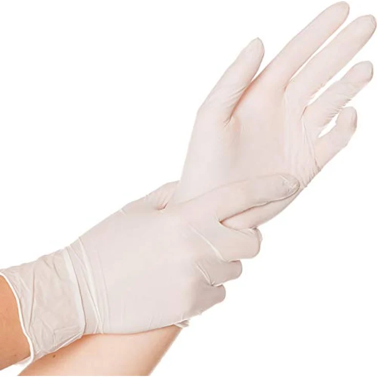 Nitril-Einweghandschuhe 200 Stück S - XL weiß Schutzhandschuhe Einmalhandschuhe S - Preisvergleich – Bild 2
