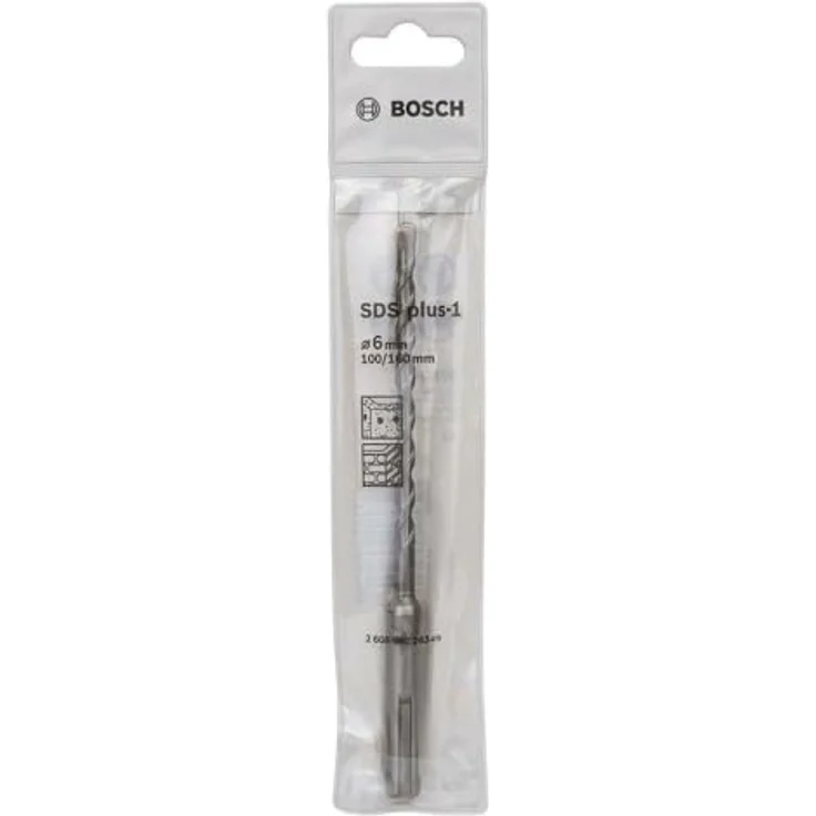 Bosch SDS-Plus S1 Bohrer 6x100/165mm, Betonbohrer für hohe Leistungsfähigkeit – Bild 2