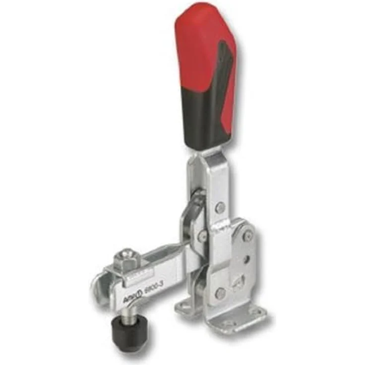 AMF Senkrechtspanner Größe 2, verzinkt und passiviert, mit ergonomischem Handgriff und Verlustsicherung – Bild 1