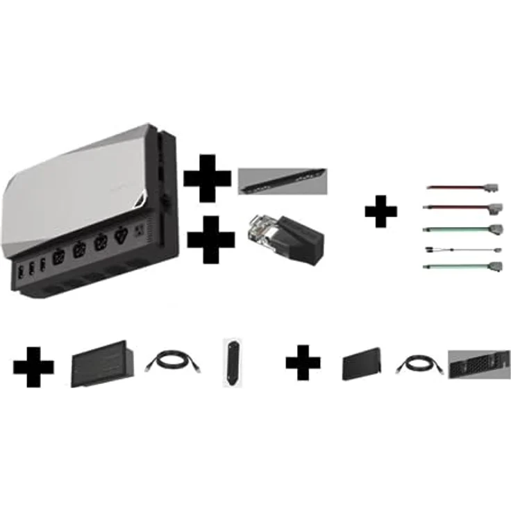 EcoFlow Independence Prepared Kit + Monitor, Solarspeicher mit Power Hub, App Steuerung, erweiterbar mit bis zu 3 LFP-Batterien – Bild 2