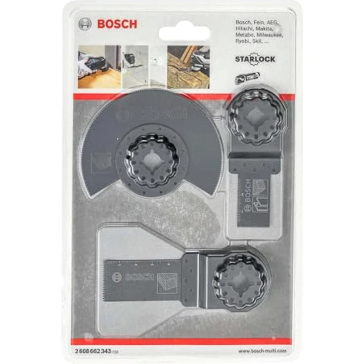 Bosch Professional 2608662343 Universal-Set für Multi-Cutter 3-teilig – Bild 2